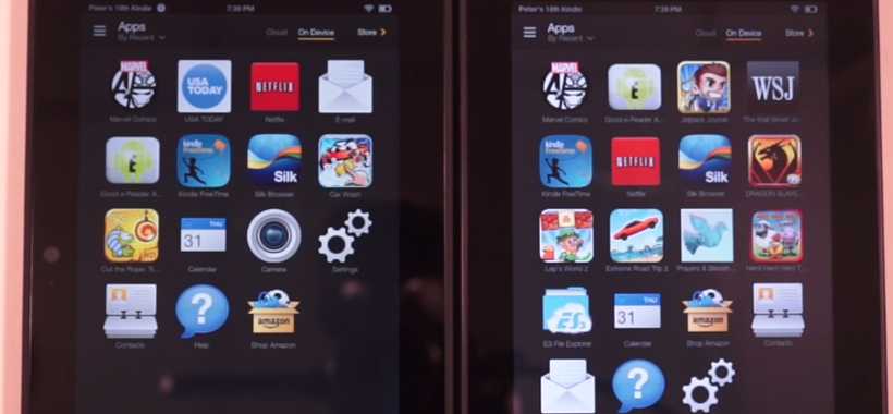 Difference Between Kindle Fire and Fire HD